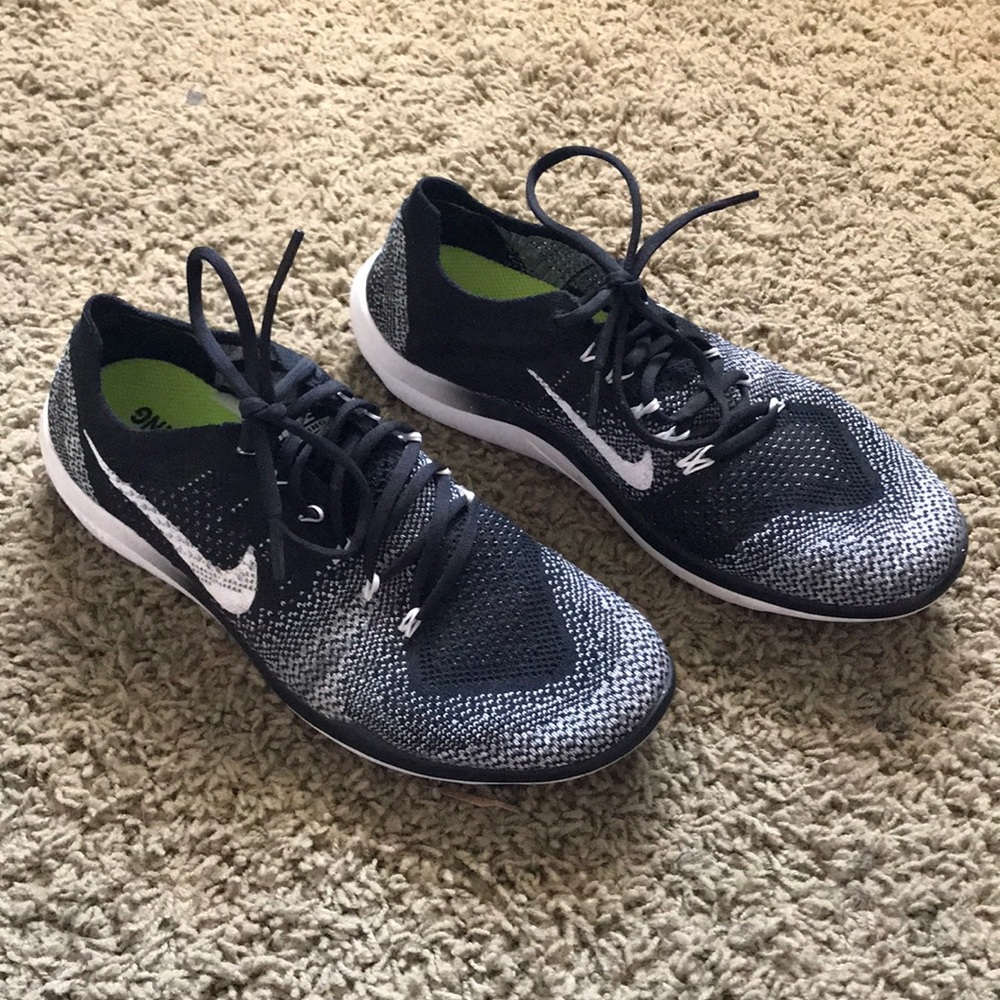 Nike Free Flyknit Black/White